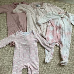 Pink H&M | BABY GAP | WHITE COMPANY Onesie One Piece Bodysuit Baby Bundle 0-3m